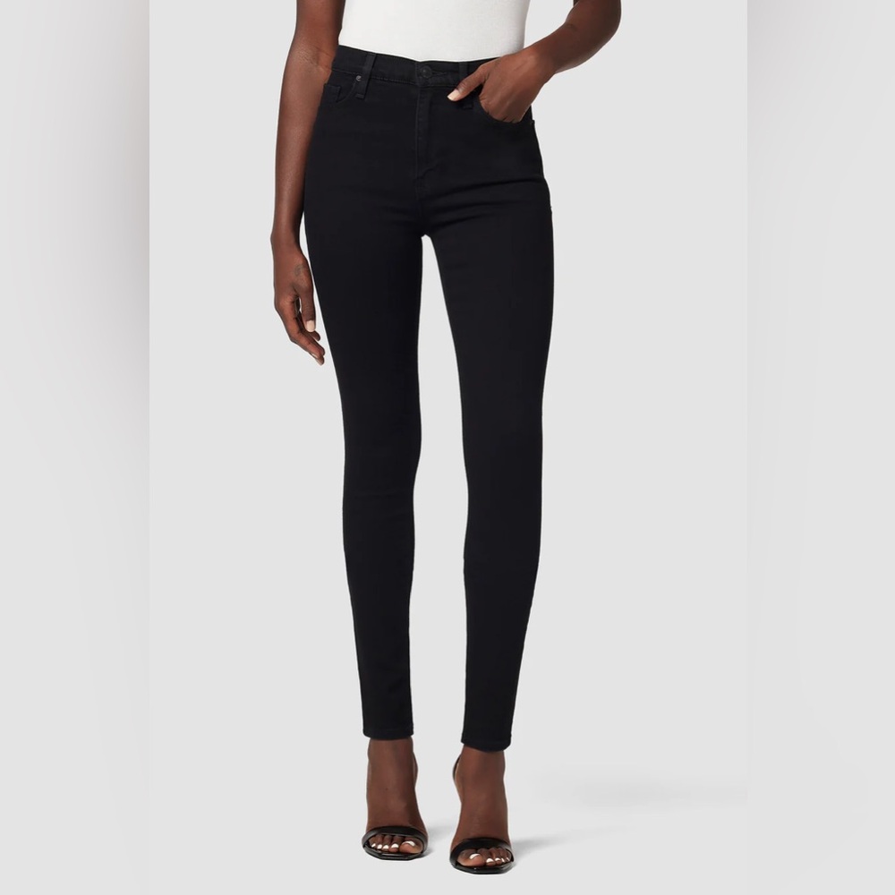 Hudson Black Barbara High-Rise Super Skinny Supermodel Jean